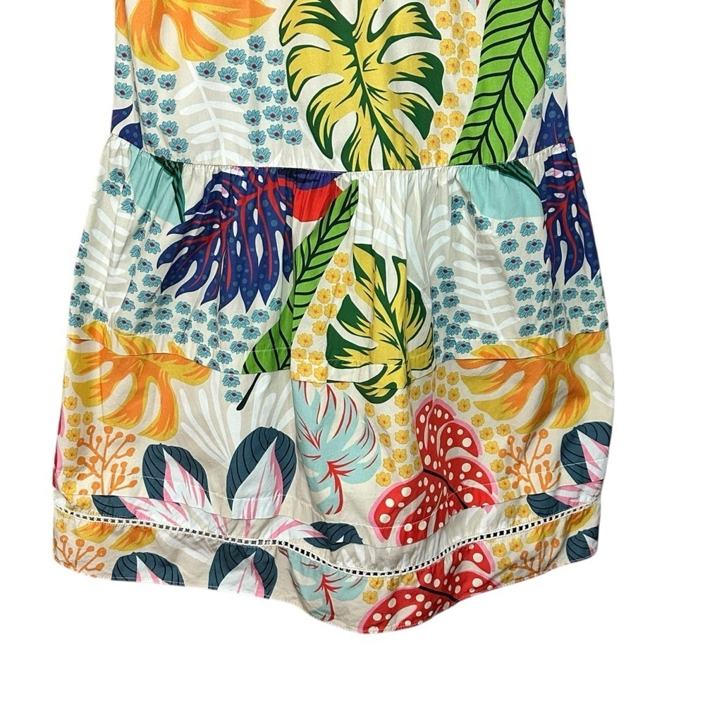 Maude Vivante Vanilla Forest Sasha Midi Dress Tropical Print Dress Size XS - Picture 9 of 13